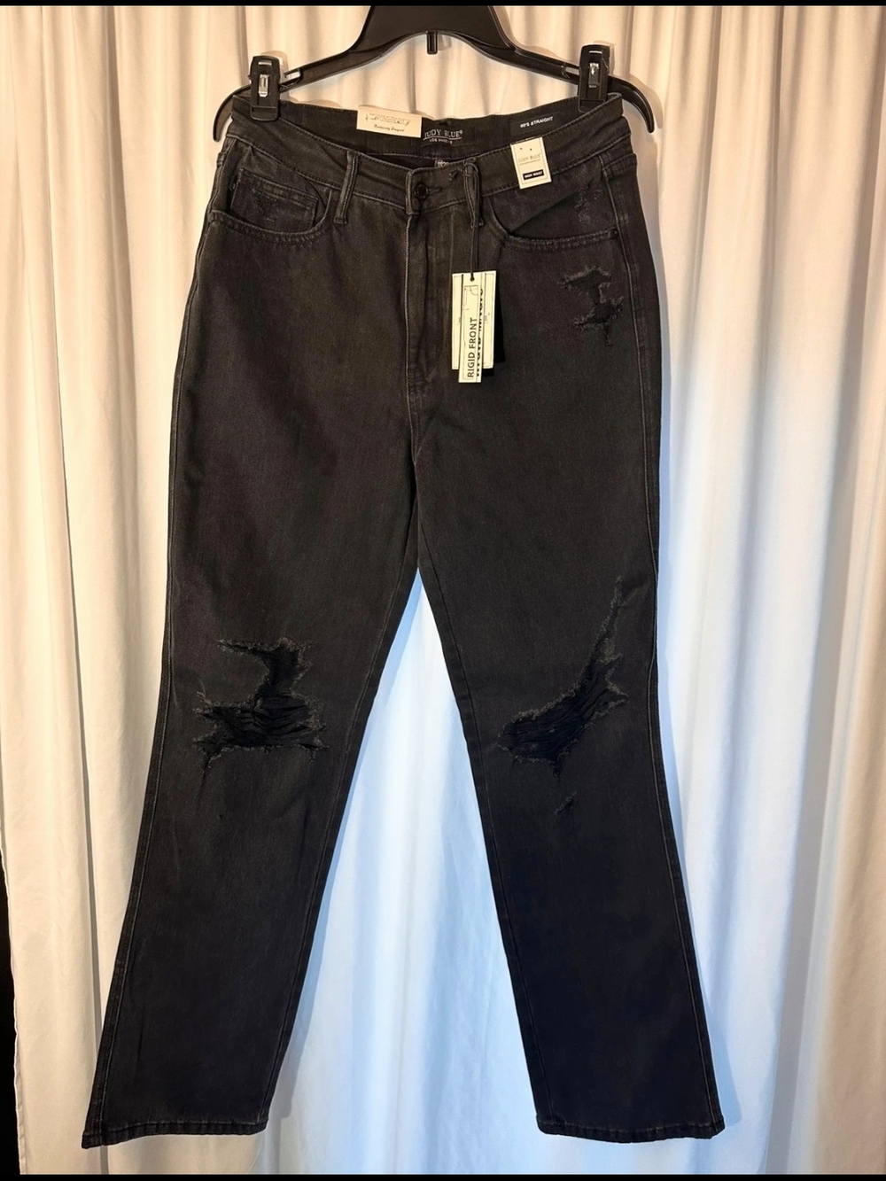 NWOT Judy Blue 90's Straight Leg Rigid Front Jeans - Size 11/30